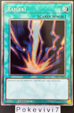 Carte YU-GI-OH! RAIGEKI RA03-FR083 PSR NEUF - Image 1