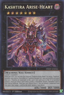 Yugioh! LP Kashtira Arise-Heart - PHHY-EN046 - Secret Rare - 1st Edition Lightly - Image 1