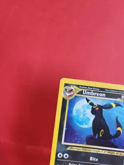 Pokemon Karte/card - Nachtara Umbreon 13/75 Neo Discovery SWIRL Holo Excellent+ - Image 2