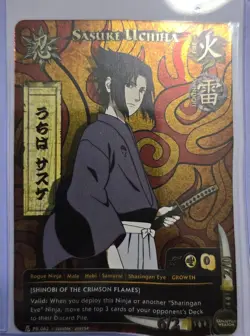 Naruto CCG Sasuke Uchiha PR-062 Foil Promo NM [Rare Promo Card] - Image 1