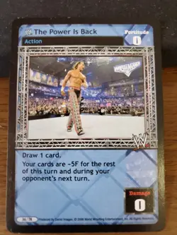 WWE WWF Raw Deal CCG - The Power Is Back - Prize Card - Image 1