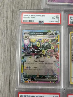 Pokemon TCG PSA Graded Card Lot Of 5 PSA 7-8 - Image 3