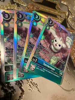 Digimon Card Game Playset - ST17-02 SR Terriermon Double Typhoon A01 - Image 1