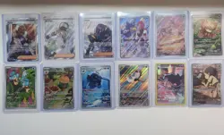 Pokemon full art rares lot of 12 cards nm n's plan murkrow mespirit - Image 1