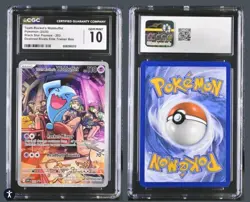 CGC 10 GEM MINT Team Rocket's Wobbuffet 203 SVP Elite PROMO SVP203 Pokemon Card - Image 1