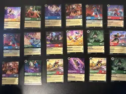 Disney Lorcana Bulk Lot Cards 600 + cards 48 SuperRare, 137 Rare, 350+ uncommon - Image 2
