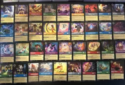 Disney Lorcana Bulk Lot Cards 600 + cards 48 SuperRare, 137 Rare, 350+ uncommon - Image 3