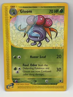 Pokemon TCG Gloom Expedition Base Set Uncommon Card 78/165 2002 LP - Image 1