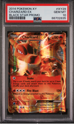 PSA 10 GEM MINT Charizard EX XY29 XY Black Star PROMO HOLO Pokemon Card - Image 1