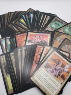 Vintage Magic The Gathering Lot!! Beatdown Box plus cards and Theme Deck Boxes!! - Image 2