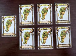 7x Signed Mtg Caterpie Wurm Token Card RK Post - Image 1