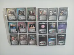 Star Trek CCG 1E Enhanced Premiere Complete Set 21 Premium Cards NM/M - Image 2