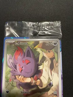 N’s Zorua 189 Pokemon Center Journey Together Stamped SVP189 Card SEALED - Image 4