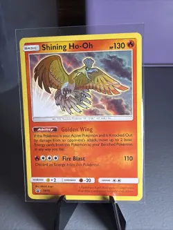 Shining Ho-Oh Pokemon Card SM70 Promo Holo Rare Pokemon TCG - Image 1
