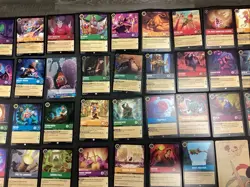 Disney Lorcana (30+) Card Lot. Mickey Mouse (x2) and Much Much More📈🔥 GET ALL - Image 2