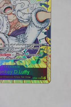 TCG One Piece Card Game Monkey.D.Luffy OP05-119 SEC ALT Art English Foil - Image 4