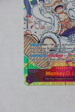 TCG One Piece Card Game Monkey.D.Luffy OP05-119 SEC ALT Art English Foil - Image 5