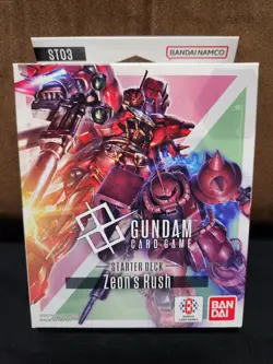 Gundam Card Game Starter Deck English - [ST03] Zeon's Rush - Image 1