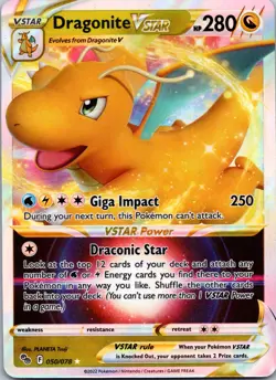 Dragonite VSTAR 050/078 Go Pokemon Card TCG NM - Image 1