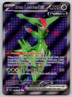 Iron Leaves ex 186/162 SV05: Temporal Forces NM Pokemon Card TCG - Image 1
