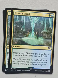 MTG l Growth Spiral (x4 Playset) | (NM) Lord of the Rings Commander - Image 1