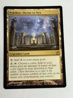 Nykthos, Shrine to NYX Theros MTG Magic the Gathering Rare Land - Image 1