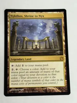 Nykthos, Shrine to NYX Theros MTG Magic the Gathering Rare Land - Image 2