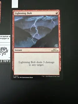 MTG M30 Modern Frame Lightning Bolt Artist Proof From The Rush Family - Image 1