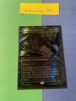 MTG Phyrexian Vindicator Oil Slick Raised Foil(ONE #347) Mythic Rare - Image 1