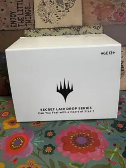 MTG SECRET LAIR CAN YOU FEEL WITH A HEART OF STEELU FOIL SEALED - Image 1