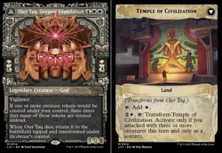 MTG Ojer Taq, Deepest Foundation // Temple of Civilization - Foil - Showcase NM- - Image 1