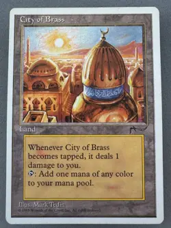 City of Brass Chronicles MTG Regular-LP EX-Vintage Magic the Gathering - Image 1