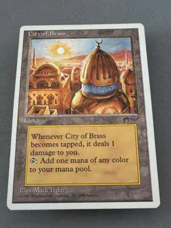 City of Brass Chronicles MTG Regular-LP EX-Vintage Magic the Gathering - Image 3