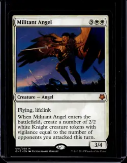 1 x Militant Angel - Magic Game Night 2018 - NM - MTG - Image 1