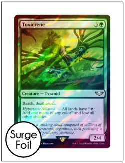 1x Toxicrene, Surge Foil 101/168, Warhammer, Magic MTG NM - Image 1