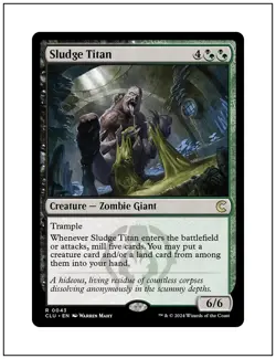 1x Sludge Titan, Ravnica Clue Edition, Magic MTG NM - Image 1