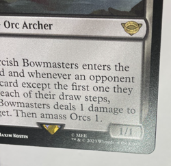 MTG Orcish Bowmasters Lord Of The Rings Tales of Middle-earth - NM - Image 5