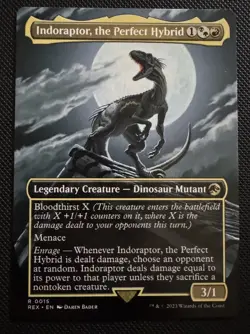 Indoraptor, the Perfect Hybrid (Borderless) Universes Beyond: Jurassic World NM - Image 1