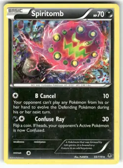 Spiritomb XY - Phantom Forces Rare Pokemon Near Mint or Better - Image 1