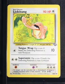 PSA 7 NEAR MINT 1999 Pokemon Jungle #38 Lickitung !!! - Image 3