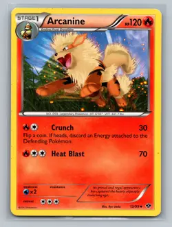 Pokemon TCG Arcanine (13) 13/99 Next Destinies Normal LP - Image 1