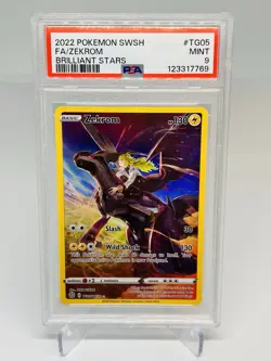 Zekrom TG05 - Brilliant Stars | EN | PSA 9 Mint | Pokemon TCG - Image 1
