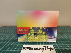 Pokemon TCG Paldean Fates Mini Tin Display Case FACTORY SEALED DISPLAY (10 Tins) - Image 1
