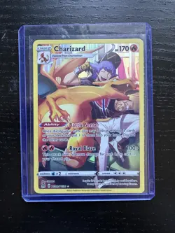 Pokemon TCG: Charizard TG03/TG30 Full Art Trainer Gallery-SWSH Lost Origin (NM) - Image 1