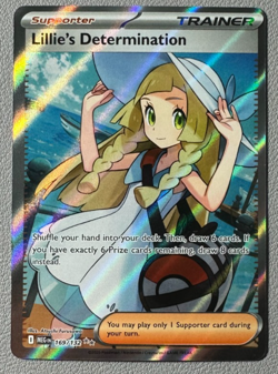 Pokemon Mega Evolutions 169/132 Lillie's Determination Full Art Trainer QTY - Image 1