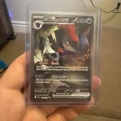 Pokemon TCG N's Zoroark EX 185/159 Journey Together SIR - NEAR MINT - Image 3