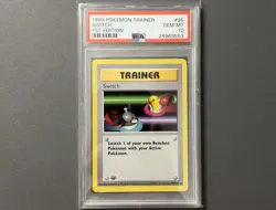 1999 Pokemon Switch 1st Ed Shadowless 95/102 Base Set - PSA 10 - Image 1