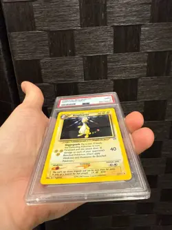 PSA 9 Ampharos #1 Neo Genesis Holo Rare Pokemon 2000 Mint - Image 3