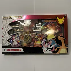 Pokemon Celebrations Special V Memories Lance's Charizard & Dark Sylveon Sealed - Image 1