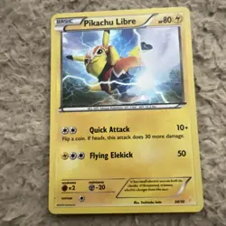 Pokemon Pikachu Libre (30 - Holo) 30/30 XY Trainer Kit: Pikachu Libre & Suicune - Image 1
